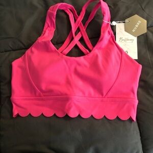 BuffBunny scalloped sports bra